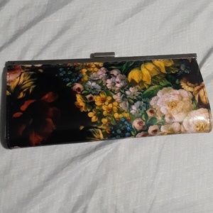 Womens floral clutch